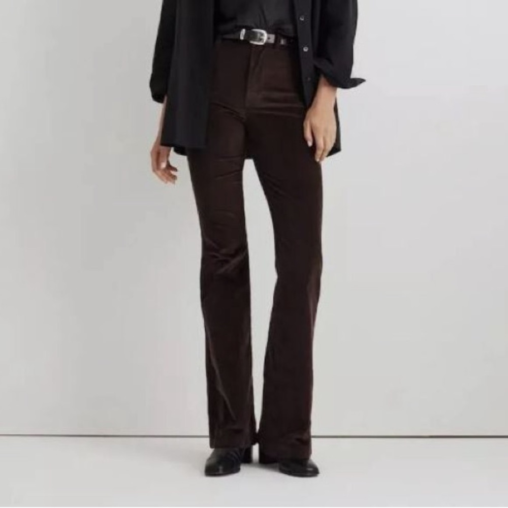 NEW Madewell The Perfect Vintage Wide Leg Flare Pants 28P